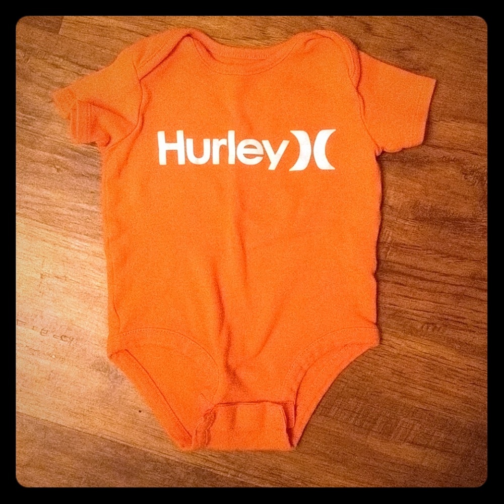 *EUC* 0-3 months hurley onesie!